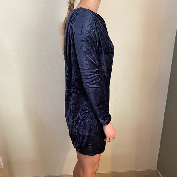 Juicy Couture Navy Velvet Dress - Picture 2 of 4